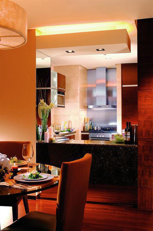 Union Square, Shanghai Pudong - Marriott Executive Apartments المطعم الصورة